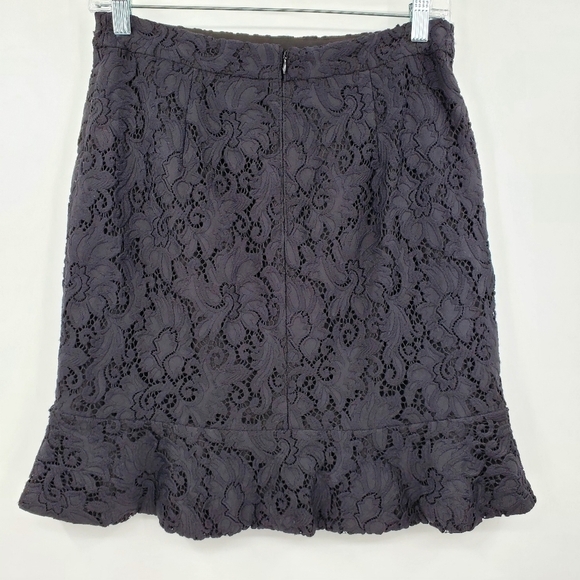 Club Monaco Navy Floral Lace Mini Skirt - Picture 2 of 5
